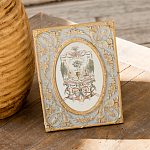 Декоративный постер в раме с рельефным растительным узором арабески New Collection of Arabesques Poster варинант исполнения - 5 | Loft Concept в Ижевске