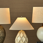 Настольная лампа с волнистым узором и абажуром в форме конуса Macrame варинант исполнения - 4 | Loft Concept в Ижевске