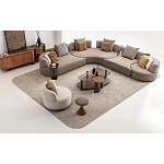 Угловой модульный диван Calypso с поворотным механизмом  варинант исполнения - 12 | Loft Concept в Ижевске