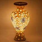 Настольная лампа из перламутра в виде вазы Indonesian Vase варинант исполнения - 2 | Loft Concept в Ижевске