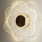 Бра в виде цветка Loggia White Flower Acrylic Wall Lamp варинант исполнения - 2 | Loft Concept в Ижевске