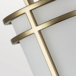 Бра с геометрическим каркасом и матовым белым цилиндрическим плафоном Feiss варинант исполнения - 2 | Loft Concept в Ижевске