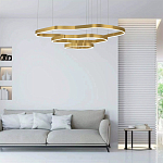 Люстра подвесная с 3-мя ассиметричными светодиодными лампами Golden Current варинант исполнения - 2 | Loft Concept в Ижевске