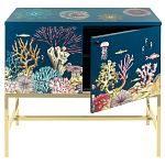 Буфет ручная роспись в морском стиле Cabinet Fondo Marino  варинант исполнения - 3 | Loft Concept в Ижевске