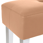 Мягкий пуф на белых ножках Winton Pouf варинант исполнения - 3 | Loft Concept в Ижевске