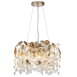 Люстра с декоративными подвесками из прозрачного стекла в форме монеток FAIRYTREE Light варинант исполнения - 3 | Loft Concept в Ижевске