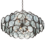 Люстра с каскадом из круглых стеклянных дисков Small Round Sequins варинант исполнения - 2 | Loft Concept в Ижевске