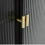 Сервант четырехдверный с рифленым стеклом The Keeper варинант исполнения - 3 | Loft Concept в Ижевске