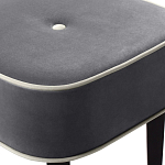 Квадратный мягкий пуф на черных ножках Winton Pouf Square варинант исполнения - 22 | Loft Concept в Ижевске