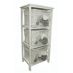 Стеллаж для детской с животными с плетенными корзинами Cute Elephant варинант исполнения - 2 | Loft Concept в Ижевске