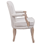Кресло Aubrey Classical Armchair beige flax варинант исполнения - 2 | Loft Concept в Ижевске