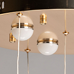 Люстра каскадная с 10-ю прозрачными плафонами Wave Line варинант исполнения - 11 | Loft Concept в Ижевске