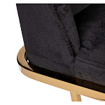 Стул обеденный велюровый черный с золотым каркасом Nobility варинант исполнения - 3 | Loft Concept в Ижевске