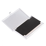 Визитница карманная металлическая с накладкой из натурального камня Апатит Stone Business Card Holders варинант исполнения - 3 | Loft Concept в Ижевске