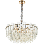 Круглая многоярусная люстра с хрустальным декором Cascade Waterfall Crystal Chandelier 12 варинант исполнения - 2 | Loft Concept в Ижевске