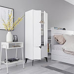 Комод белый с 4-мя дверцами на металлических ножках SPARK MULTIPURPOSE CABINET WHITE варинант исполнения - 6 | Loft Concept в Ижевске
