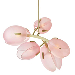 Дизайнерский Светильник Lilly Pink Tulip Lamp розовый плафон  варинант исполнения - 1 | Loft Concept в Ижевске