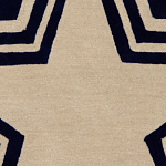 Дизайнерский ковер в виде звезды Poltronova Tappeto Stellina  Navy Blue Grey Rug варинант исполнения - 5 | Loft Concept в Ижевске