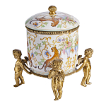 Шкатулка на ангелах из фарфора с бронзовыми элементам Eden Garden варинант исполнения - 2 | Loft Concept в Ижевске