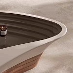 Журнальный столик фигурный со стеклянной столешницей Table Drop варинант исполнения - 4 | Loft Concept в Ижевске