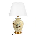 Настольная лампа бежевая с изображением птиц Slip Away варинант исполнения - 7 | Loft Concept в Ижевске