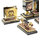 Настольный письменный набор из яшмы Manager Organizer варинант исполнения - 3 | Loft Concept в Ижевске