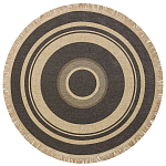 Ковер из комбинированного состава с узором Circles of goodness варинант исполнения - 1 | Loft Concept в Ижевске