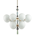 Люстра со вставками из керамики SkyEast 12 ламп варинант исполнения - 1 | Loft Concept в Ижевске