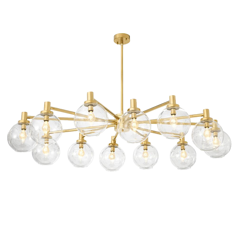 Люстра Chandelier Selva Золотой Прозрачное Стекло в Ижевске | Loft Concept 