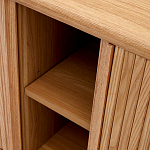 Буфет с 2-мя раздвижными дверцами из ясеневого шпона Toinette варинант исполнения - 3 | Loft Concept в Ижевске