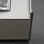 Дизайнерский комод серый с глянцевым фасадом Darren варинант исполнения - 1 | Loft Concept в Ижевске