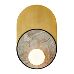 Бра с каменным диском в металлической раме Sandstone Painting варинант исполнения - 1 | Loft Concept в Ижевске