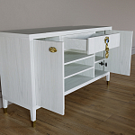 Комод-буфет Elsa Dreams White с открытыми полками   варинант исполнения - 6 | Loft Concept в Ижевске