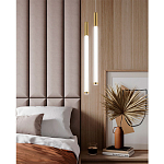 Подвесной светильник Cateline Brass Tube Hanging Lamp варинант исполнения - 2 | Loft Concept в Ижевске