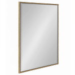 Зеркало прямоугольное в фактурной золотой раме Reflective Fabric варинант исполнения - 1 | Loft Concept в Ижевске