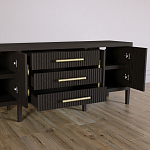 Большая VT-тумба Primo шпон темный орех варинант исполнения - 5 | Loft Concept в Ижевске