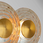 Бра из трех стеклянных фактурных дисков Eyepiece варинант исполнения - 4 | Loft Concept в Ижевске