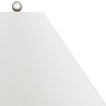 Настольная лампа овальная с тропическим принтом Stylized Aalm Leaves Motif варинант исполнения - 3 | Loft Concept в Ижевске