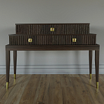 Премиальная Консоль с тремя ящиками Elsa Dreams Walnut варинант исполнения - 3 | Loft Concept в Ижевске