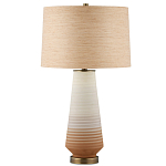 Настольная лампа фарфоровая с узором на корпусе Junction Place варинант исполнения - 3 | Loft Concept в Ижевске