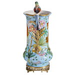 Ваза из фарфора с птицей на бронзовой ветке Garden of Eden варинант исполнения - 3 | Loft Concept в Ижевске