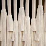 Декор на стену Белые Кисти Wall decor White Tassels варинант исполнения - 1 | Loft Concept в Ижевске