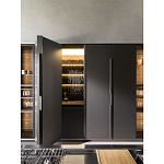 Кухонный гарнитур из дерева и камня с раздвижными дверцами OPERATING COLUMN 2.0 Dada Engenereed Kitchen варинант исполнения - 7 | Loft Concept в Ижевске