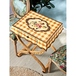 Приставной столик с ящиком в стиле ретро Vintage Rustic Tablecloth варинант исполнения - 7 | Loft Concept в Ижевске