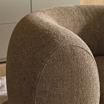 Дизайнерское полукруглое мягкое кресло CINNAMON Armchair варинант исполнения - 5 | Loft Concept в Ижевске