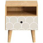 Прикроватная тумба с изображением на ящике Elise Nightstand варинант исполнения - 6 | Loft Concept в Ижевске