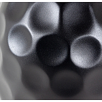 Столик журнальный с круглой деревянной столешницей на черном фактурном основании Bourgeon варинант исполнения - 6 | Loft Concept в Ижевске