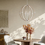 Подвесной светильник из дерева в форме сферы Eco Light варинант исполнения - 4 | Loft Concept в Ижевске