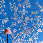 Обои ручная роспись Houghton Canton Blue варинант исполнения - 6 | Loft Concept в Ижевске