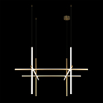 Люстра с 6-ю цилиндрическими плафонами на тонких тросах Trumpet tube варинант исполнения - 7 | Loft Concept в Ижевске